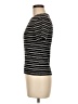 SPAO Stripes Black Short Sleeve Turtleneck Size M - photo 5