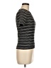 SPAO Stripes Black Short Sleeve Turtleneck Size M - photo 4