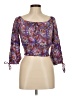 Love Purple 3/4 Sleeve Blouse Size M - photo 1