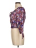Love Purple 3/4 Sleeve Blouse Size M - photo 5