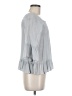 Moon River Gray 3/4 Sleeve Blouse Size M - photo 4