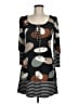 Assorted Brands Print Black Casual Dress Size M - photo 1