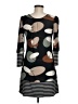 Assorted Brands Print Black Casual Dress Size M - photo 2