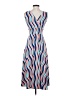Karina Stripes Blue Casual Dress Size XS - photo 2