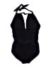 Unbranded Solid Black One Piece Swimsuit Size XL - photo 2