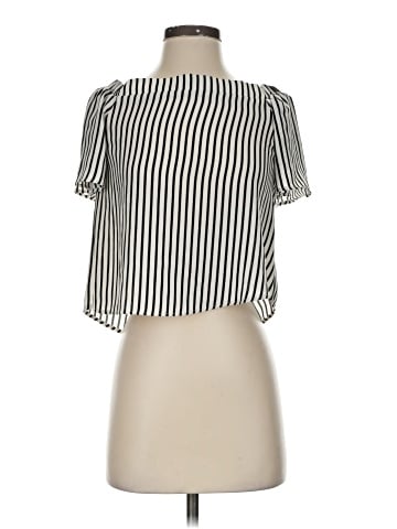 Bar III Short Sleeve Blouse (view 1)
