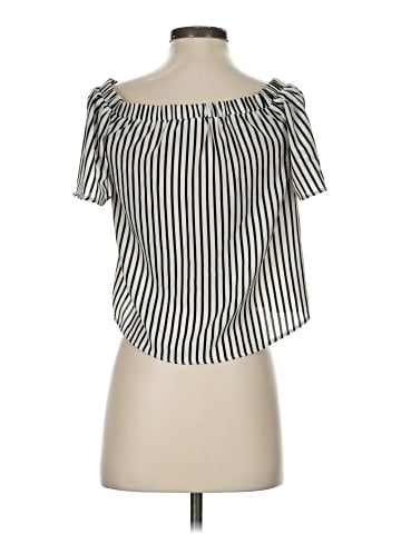 Bar III Short Sleeve Blouse (view 2)
