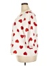 Emery Rose Hearts Ivory 3/4 Sleeve Blouse Size 2X - photo 5