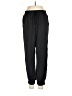 Hem & Thread 100% Polyester Solid Black Casual Pants Size M - photo 1