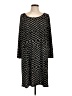 New Directions Chevron-herringbone Black Casual Dress Size L - photo 1