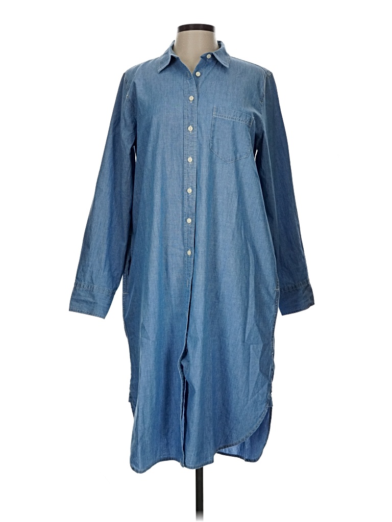 Pre-owned Jcrew Casual Dress In Blue