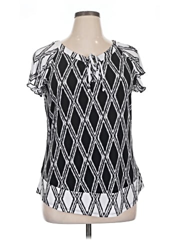 Diana Belle Short Sleeve Blouse (view 1)