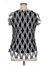 Diana Belle Black Short Sleeve Blouse Size XL - photo 2