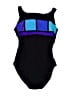 Longitude Color Block Black One Piece Swimsuit Size XS - photo 1