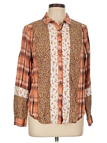 Cato Long Sleeve Button-Down Shirt (view 1)