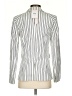 Avec Les Filles Stripes Blue Ivory Blazer Size XS - photo 2
