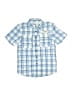 Magellan Outdoors 100% Polyester Blue Short Sleeve Button-Down Shirt Size XS (kids) - photo 1