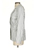 Avec Les Filles Stripes Blue Ivory Blazer Size XS - photo 5