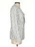 Avec Les Filles Stripes Blue Ivory Blazer Size XS - photo 4