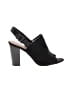 Tahari 100% Leather Black Heels Size 8 1/2 - photo 1