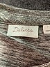 Deletta Metallic Gray Short Sleeve T-Shirt Size S - photo 7