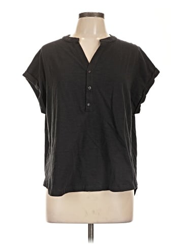 Natural by Known Supply Short Sleeve Henley (view 1)