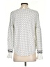 Ann Taylor 100% Polyester Polka Dots Ivory Long Sleeve Blouse Size XS - photo 2