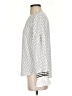 Ann Taylor 100% Polyester Polka Dots Ivory Long Sleeve Blouse Size XS - photo 5