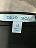 Blue Sol 100% Polyester Black Short Sleeve Top Size XL - photo 7