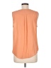 Halogen 100% Polyester Orange Sleeveless Blouse Size M - photo 2