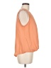 Halogen 100% Polyester Orange Sleeveless Blouse Size M - photo 4