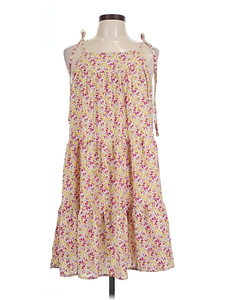 Pre-owned Shein Casual Dress In Brown
