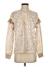 Unbranded 100% Polyester Animal Print Tan Pullover Sweater Size S - photo 1