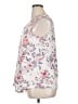 Emery Rose Floral White Sleeveless Blouse Size XL - photo 5