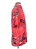 Ron Chereskin 100% Rayon Floral Red Short Sleeve Blouse Size S - photo 4