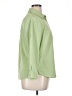 Fashion Bug Green 3/4 Sleeve Button-Down Shirt Size 14 - 16 - photo 4