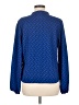 Shein Blue Long Sleeve Blouse Size 6 - photo 2