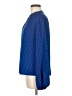 Shein Blue Long Sleeve Blouse Size 6 - photo 5