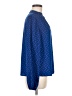 Shein Blue Long Sleeve Blouse Size 6 - photo 4
