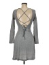 Topshop Solid Gray Casual Dress Size 8 - photo 2