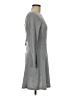 Topshop Solid Gray Casual Dress Size 8 - photo 4