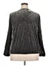 JM Collection Silver Long Sleeve Blouse Size 2X - photo 2