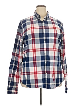 Express Outlet Long Sleeve Button Down Shirt