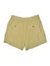 ABLE 100% Viscose Solid Yellow Khaki Shorts Size 8 - photo 2