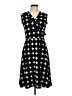 Leota Argyle Black Casual Dress Size M - photo 1