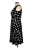 Leota Argyle Black Casual Dress Size M - photo 5
