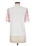 CeCe Floral White Short Sleeve T-Shirt Size M - photo 2