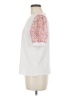 CeCe Floral White Short Sleeve T-Shirt Size M - photo 5