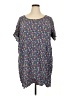 JunaRose Blue Short Sleeve Top Size 24 - photo 1