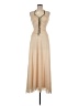 B. Smart 100% Polyester Tan Cocktail Dress Size 9 - 10 - photo 1